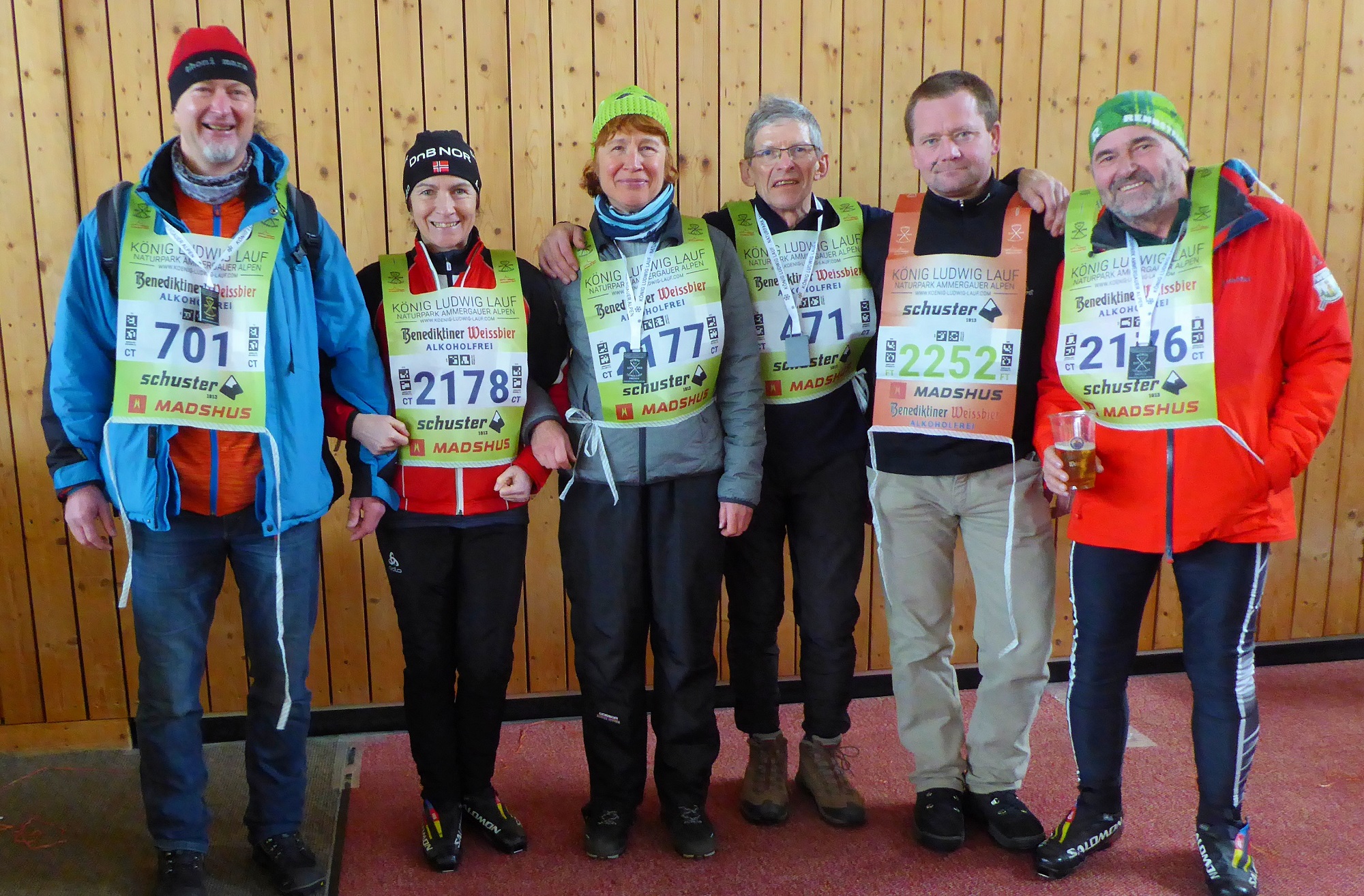 Gruppenfoto der Die Läuferinnen und Läufer des WSV Ilmenau.
